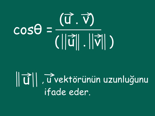 İki Vektör Arasındaki Açı Nasıl Hesaplanır