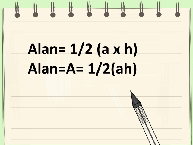 Üçgenin Alanı Nasıl Bulunur Adım 2 Üçgenin Alanı Nasıl Bulunur Adım 2